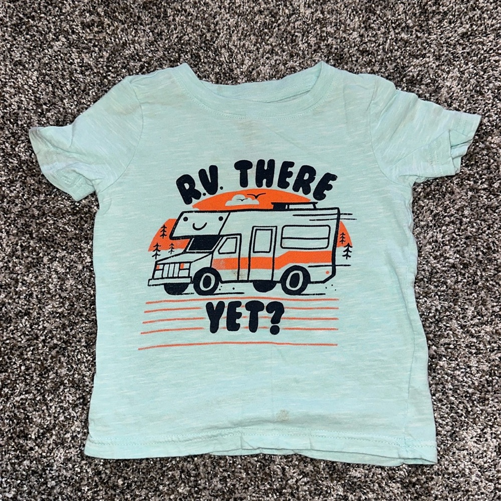 Jumping Beans Brand 24 Months Blue RV T Shirt Great Condition